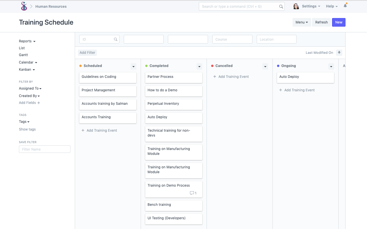 Open Source HRMS and Payroll - Training